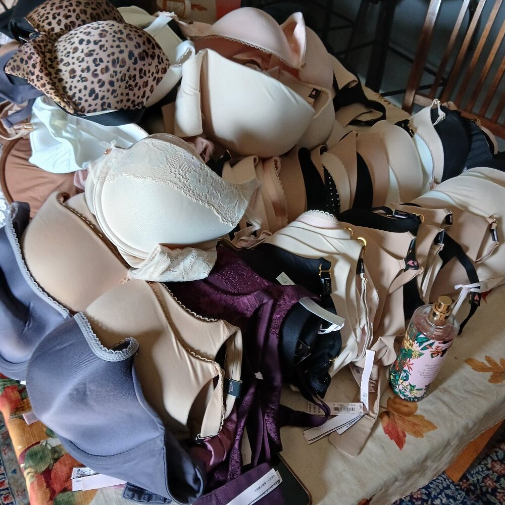 Huge victory secret bra lot 88 bras 24 panties all new with tags!!